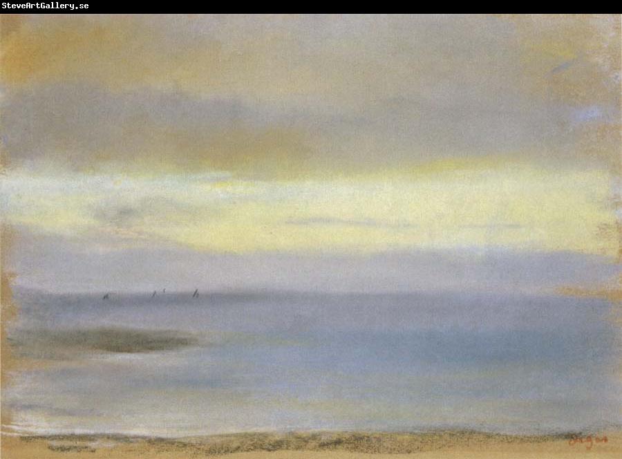 Edgar Degas Marine Sunset
